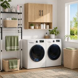 Sonoma Oak Wall Cabinet for Organized Living