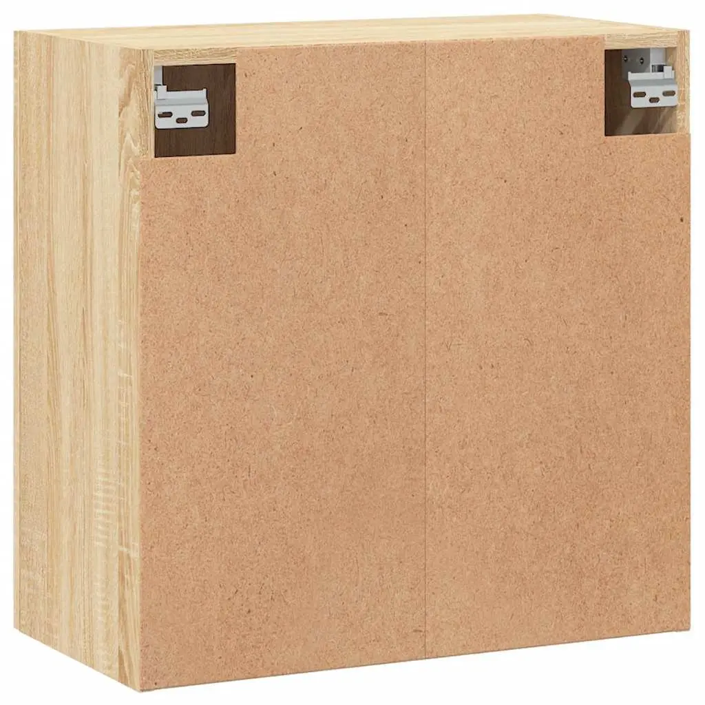 Brown Floating Wall Cabinet Storage 60x31x60cm