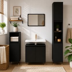 Your New Favorite Black Bathroom Cabinet