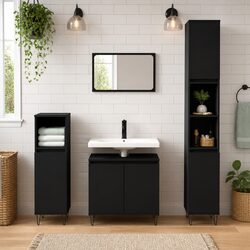 Your New Black Bathroom Storage Cabinet Awaits
