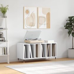 Your Go-To White Cabinet for Vinyl Record Storage