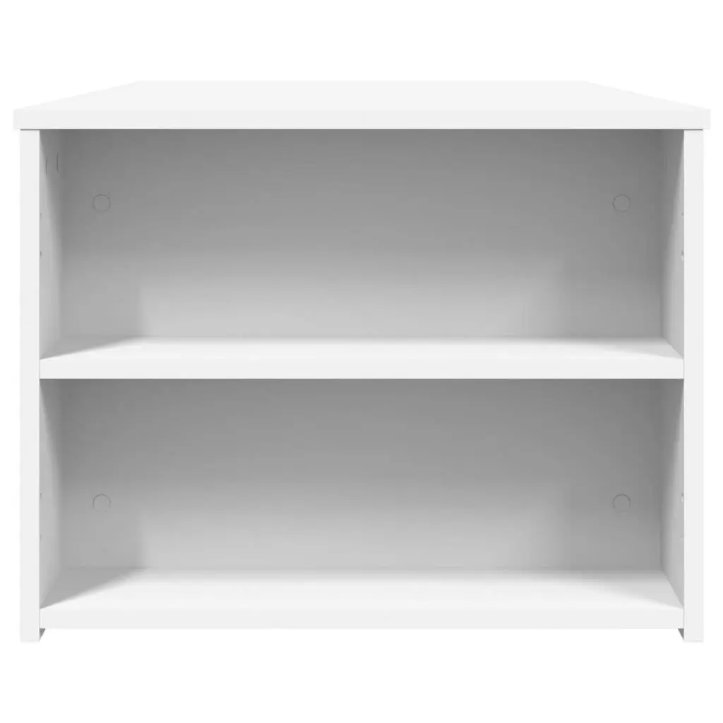 White Coffee Table with Storage Space