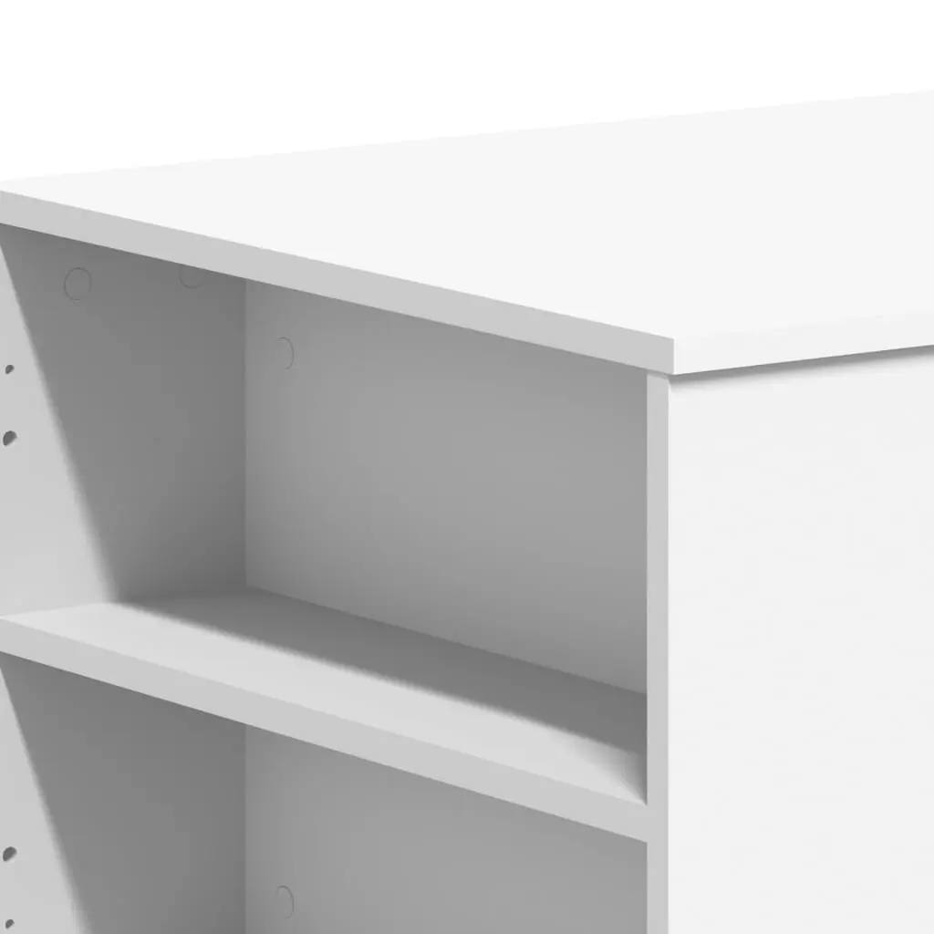 White Coffee Table with Storage Space
