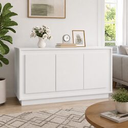 Your New White Sideboard 6 Compartments 102x35x55 cm