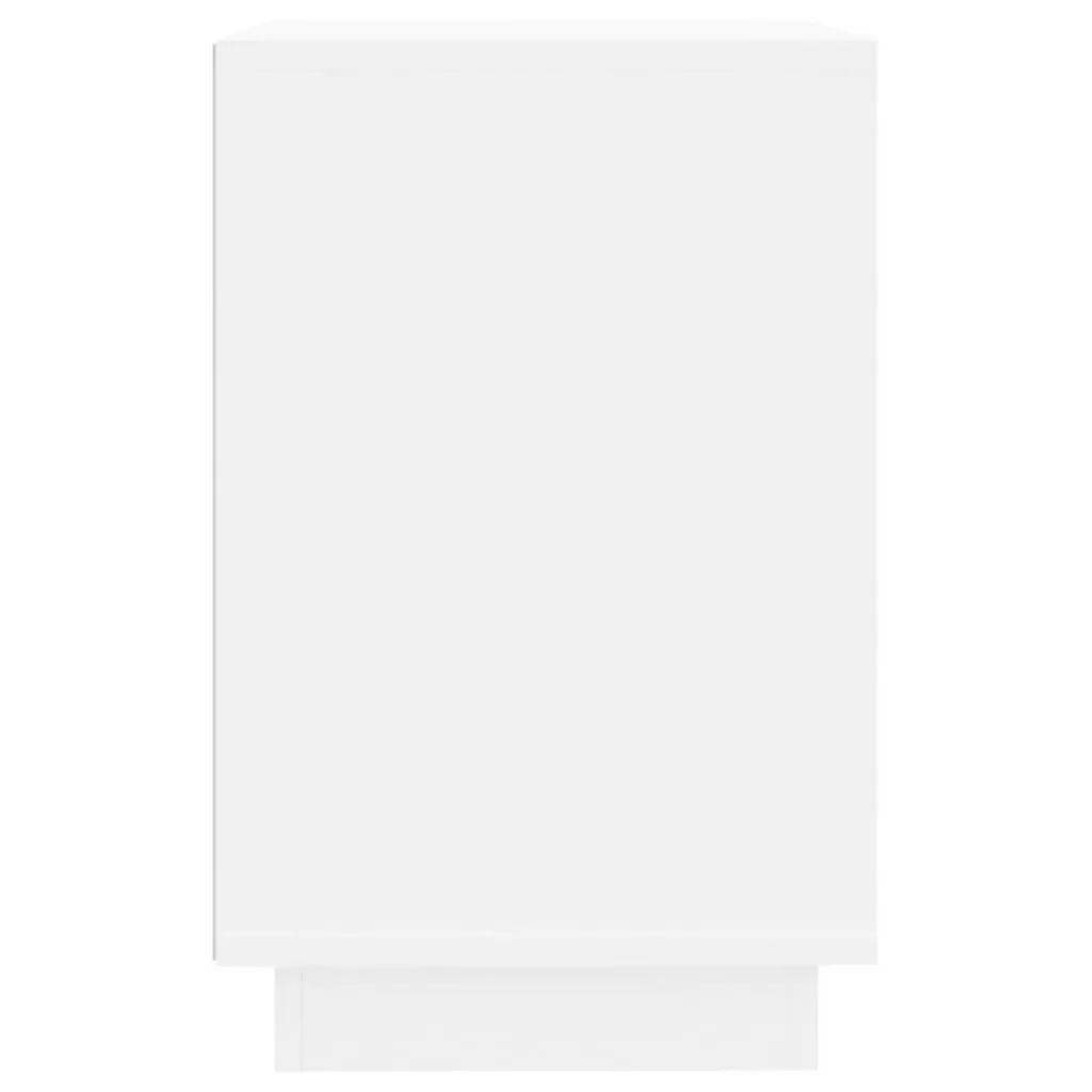 Sideboard White Engineered Wood 102x35x55 cm 6 Compartments