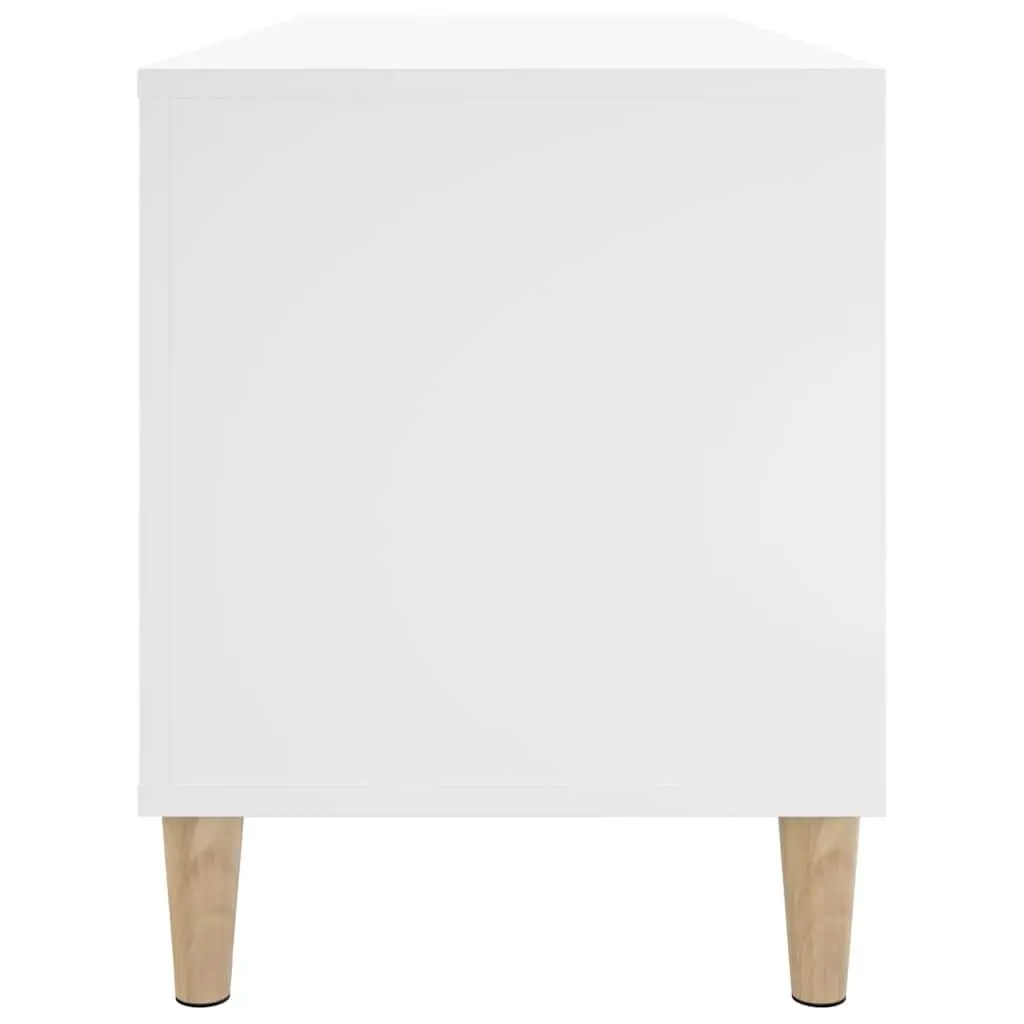 Record Storage Cabinet White Vinyl LP Display Organizer 100 x 38 x 48 cm