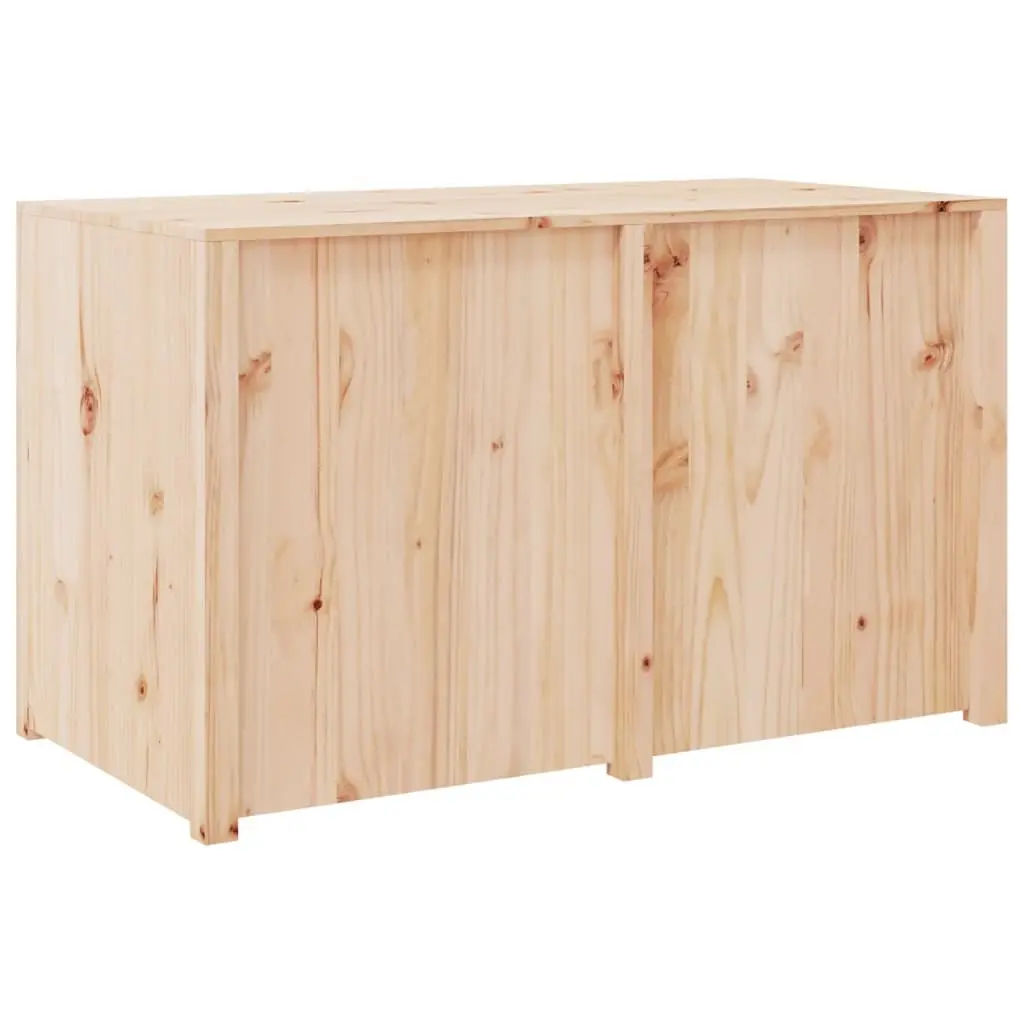 Outdoor Kitchen Cabinet Brown Solid Wood Pine 106W x 55D x 64H cm