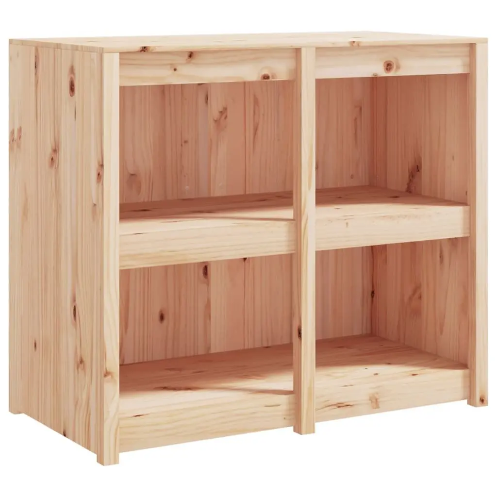 Outdoor Kitchen Cabinet Solid Pine Wood Brown 106 x 55 x 92 cm