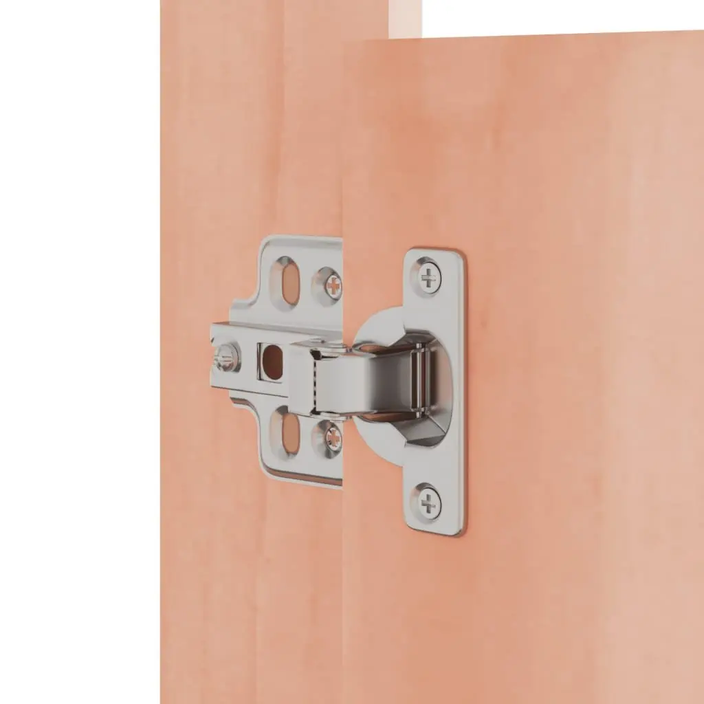 Outdoor Cabinet Door Solid Douglas Wood Brown 82cm Height 50cm Width 9cm Depth Flush Mount