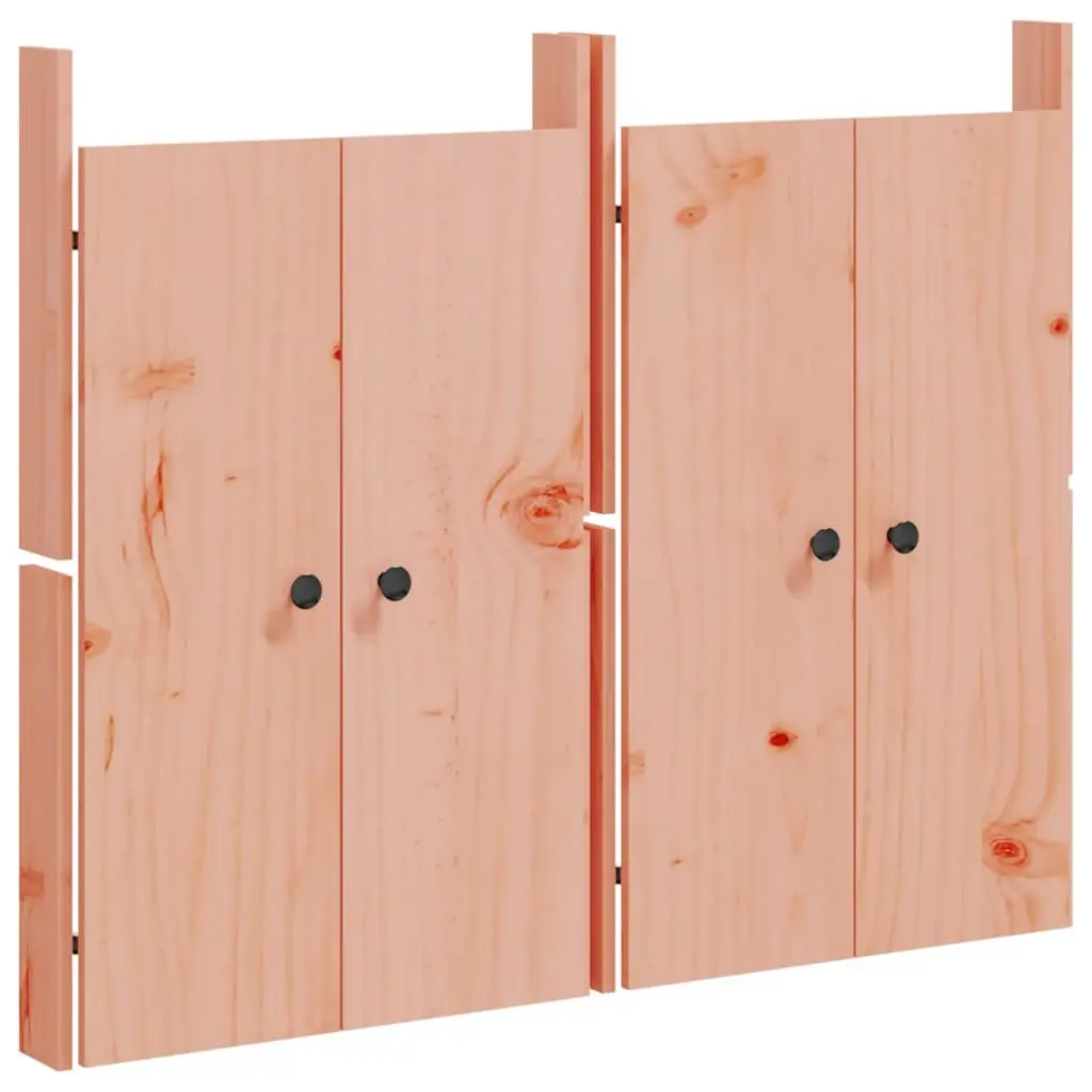 Outdoor Kitchen Cabinet Doors 50x9x82cm Solid Wood Douglas 2pcs Brown