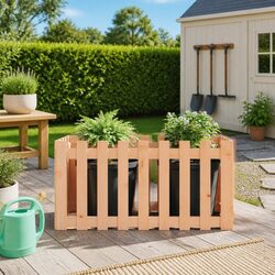 Your Perfect Garden Companion: Wooden Planter Box 100x50x50 cm