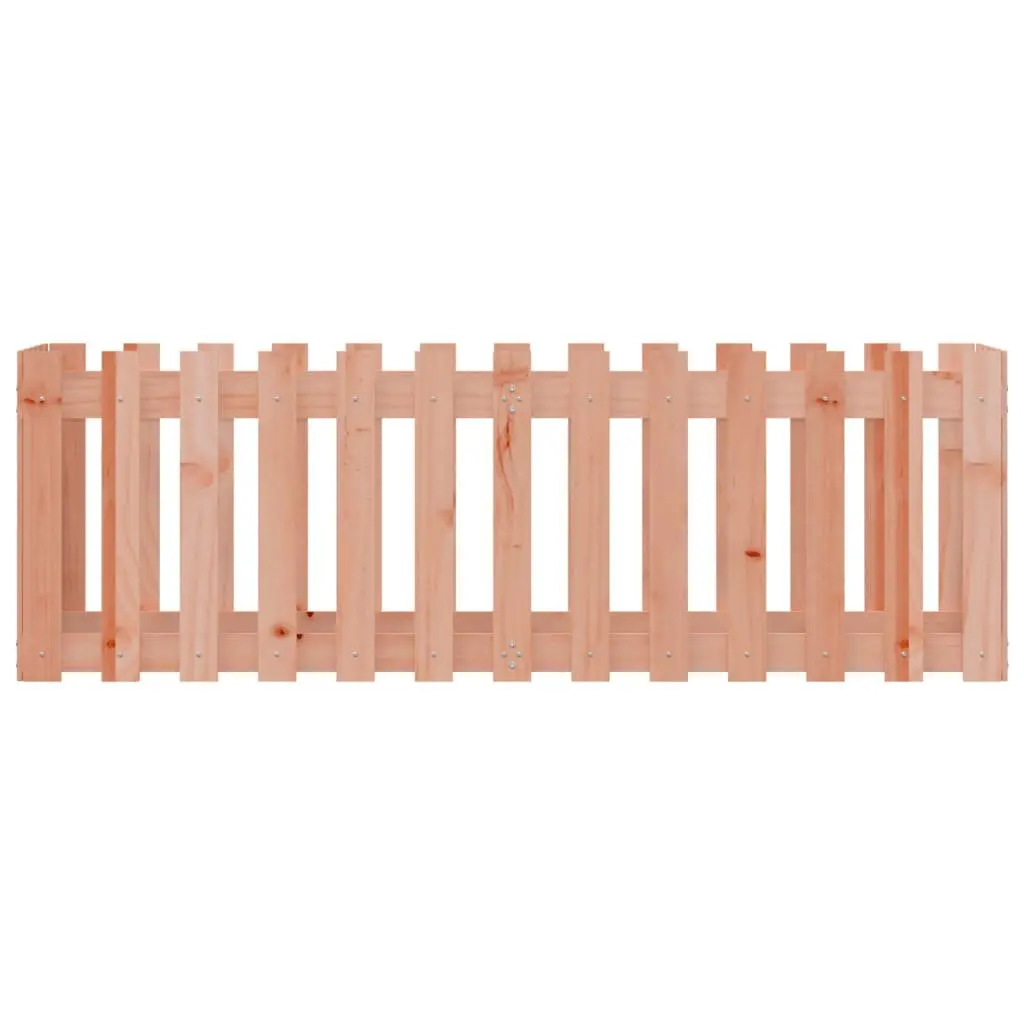 Garden Raised Bed with Fence Design 150x50x50 cm Outdoor Planter Box Solid Wood