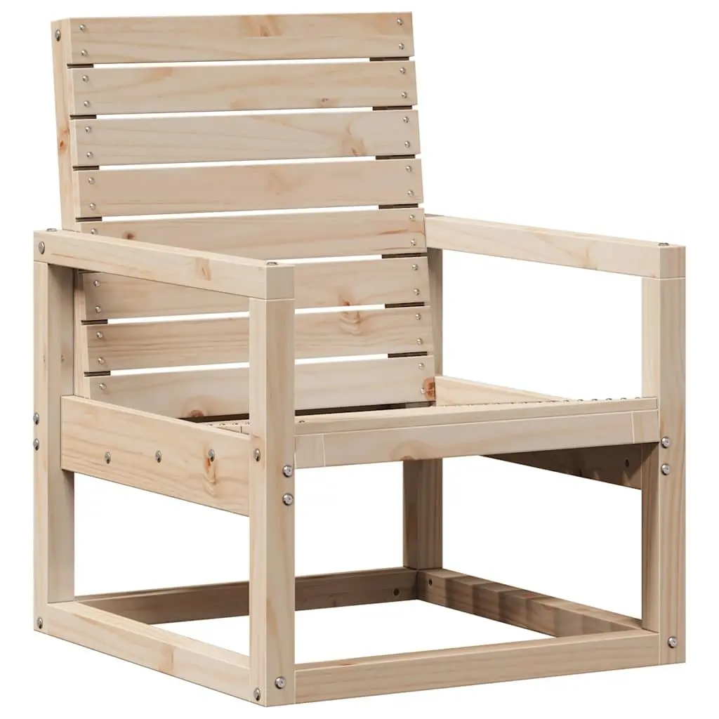 3 Piece Garden Lounge Set Solid Wood Pine Outdoor Furniture Patio Seating Brown