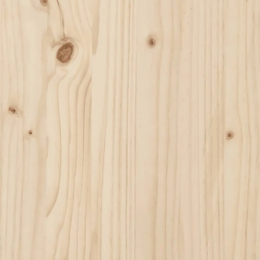Solid Pine Wood Picnic Table 110x134x75 cm Outdoor Garden Patio Bench Dining