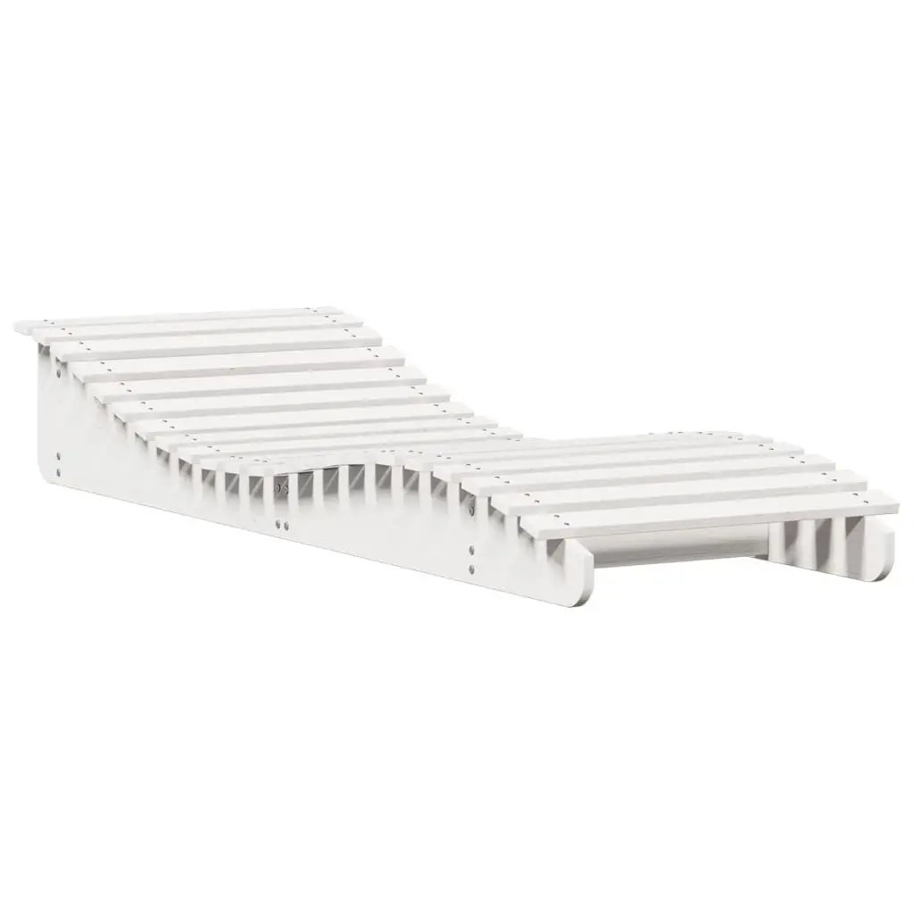 White Outdoor Sun Lounger