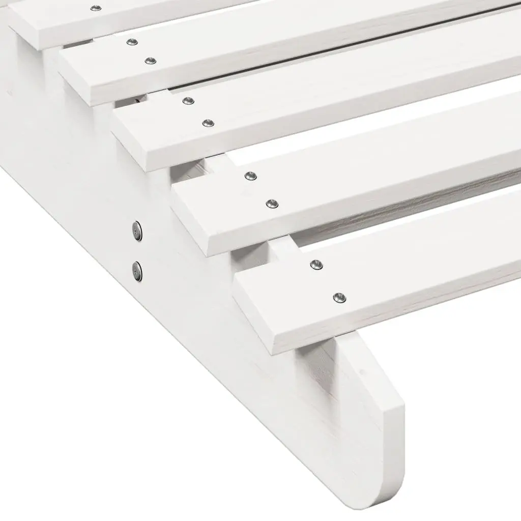 White Outdoor Sun Lounger