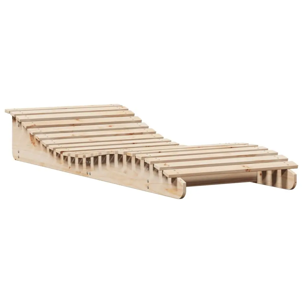 Wooden Sun Lounger for Relaxation