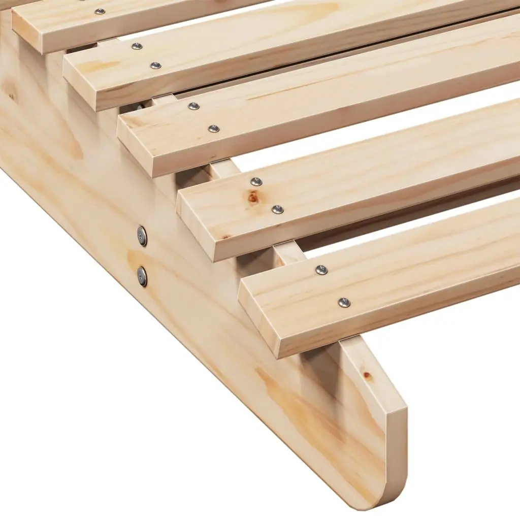 Wooden Sun Lounger for Relaxation