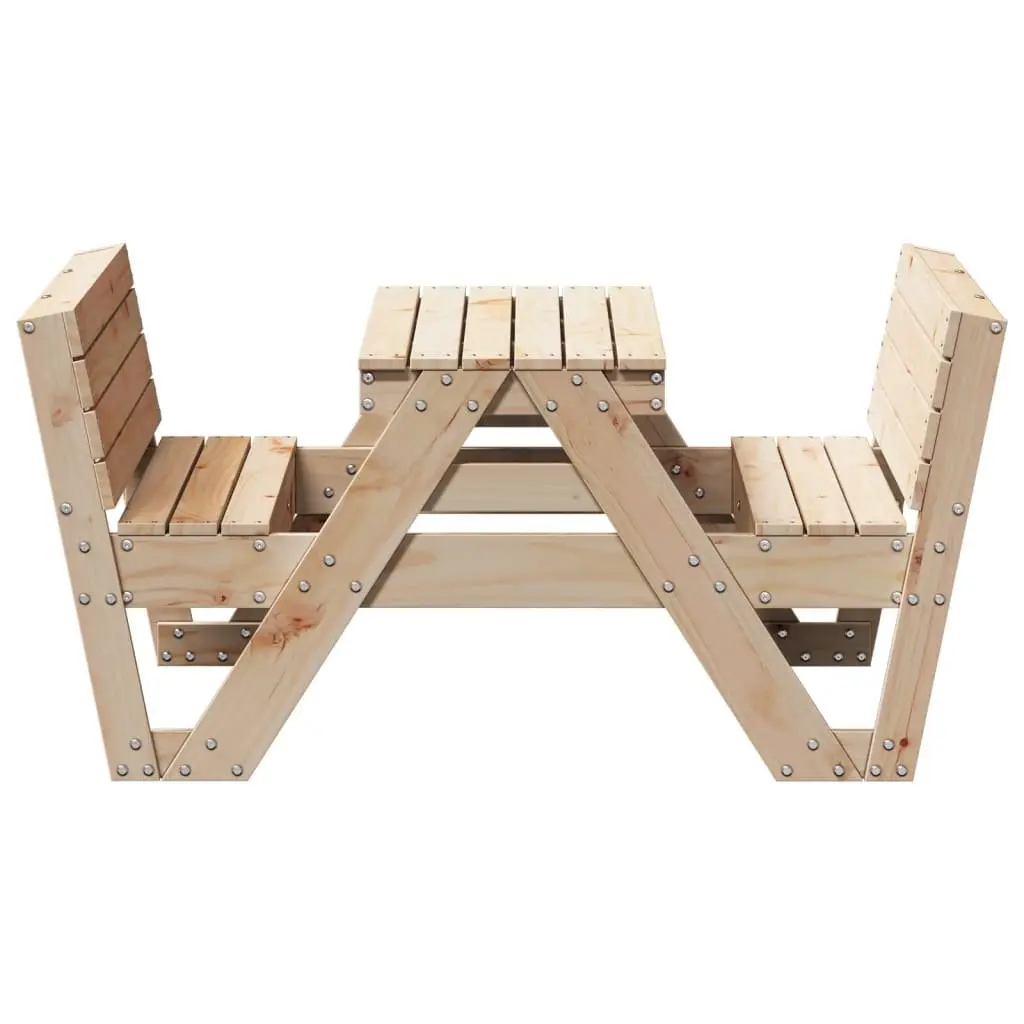 Kids Wooden Picnic Table