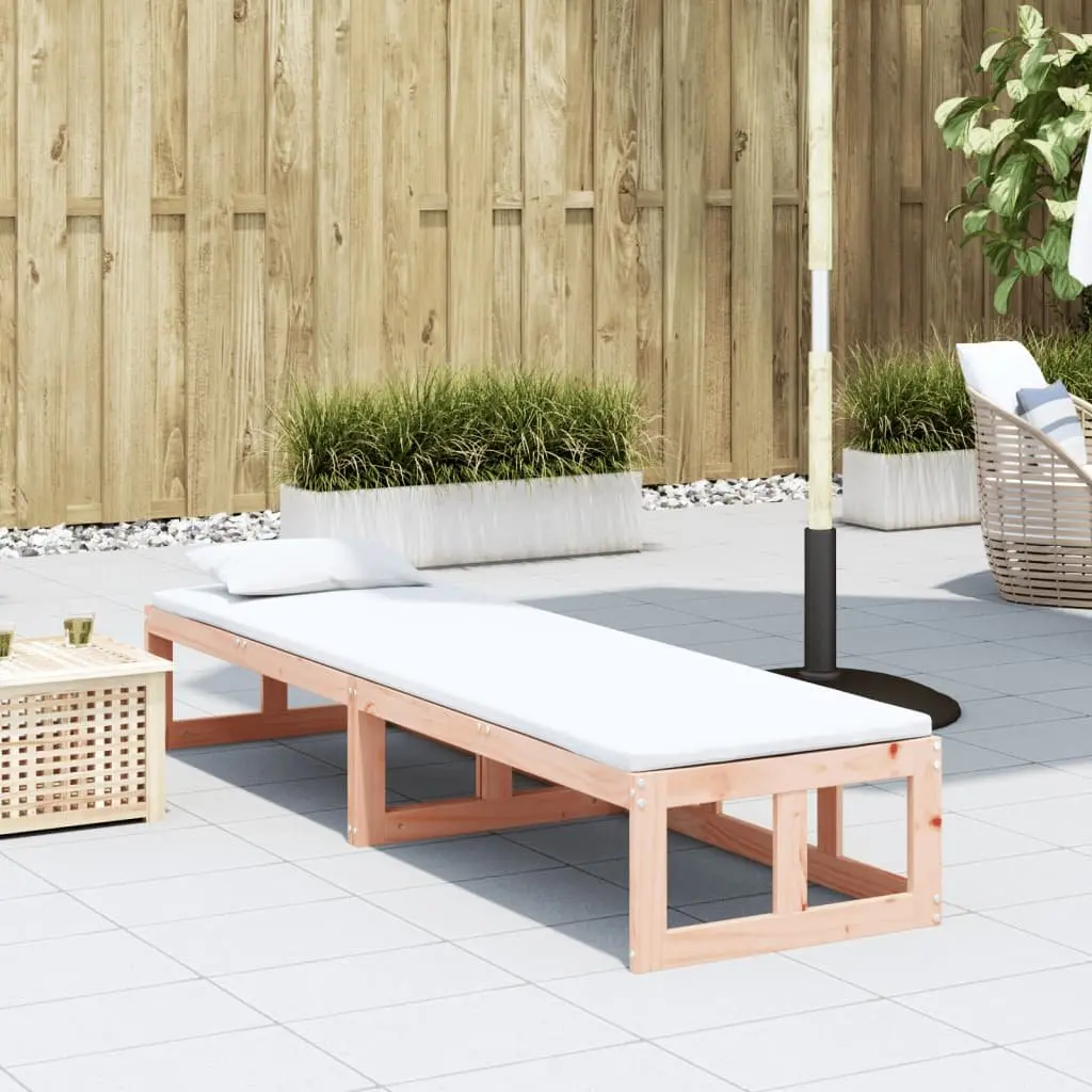 Wooden Garden Sofa Bench Extendable Outdoor Seating Brown