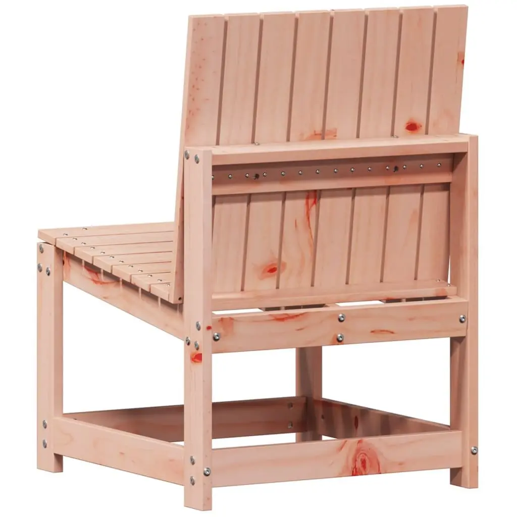 Outdoor Garden Chair Wooden Patio Furniture Backrest Brown Seating 77cm High