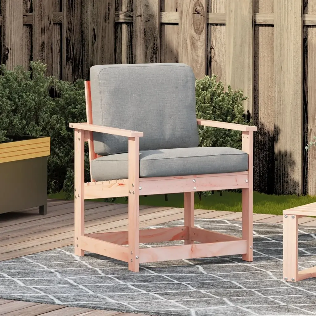Outdoor Garden Chair Solid Wood Armchair Brown 62x56x77cm