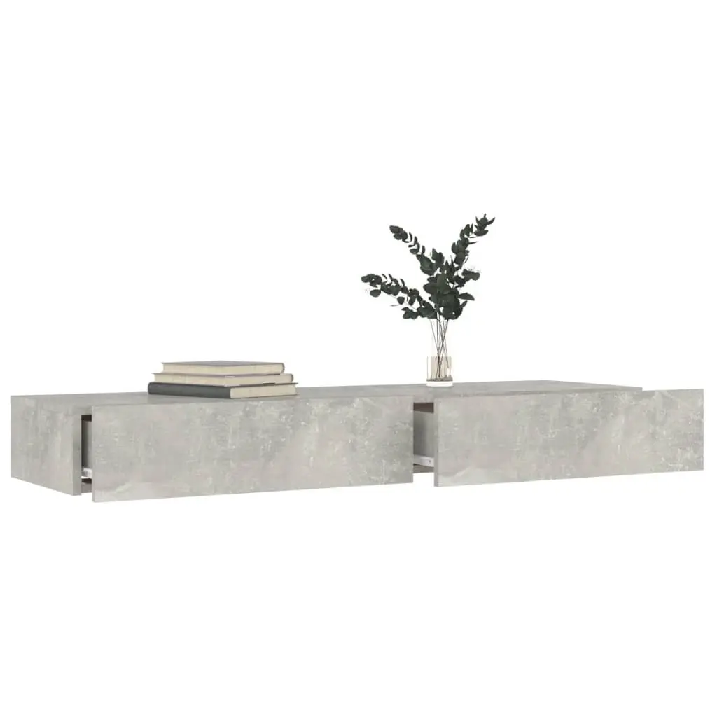 TV Cabinet RGB LED Lights Grey 120x35x15.5cm