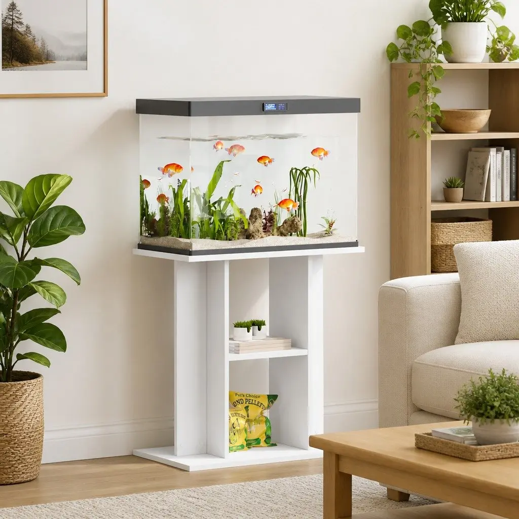 60cm White Aquarium Stand
