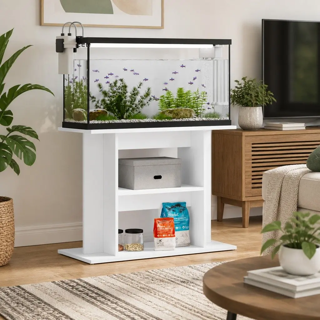 Aquarium Stand for Fish Tanks and Storage