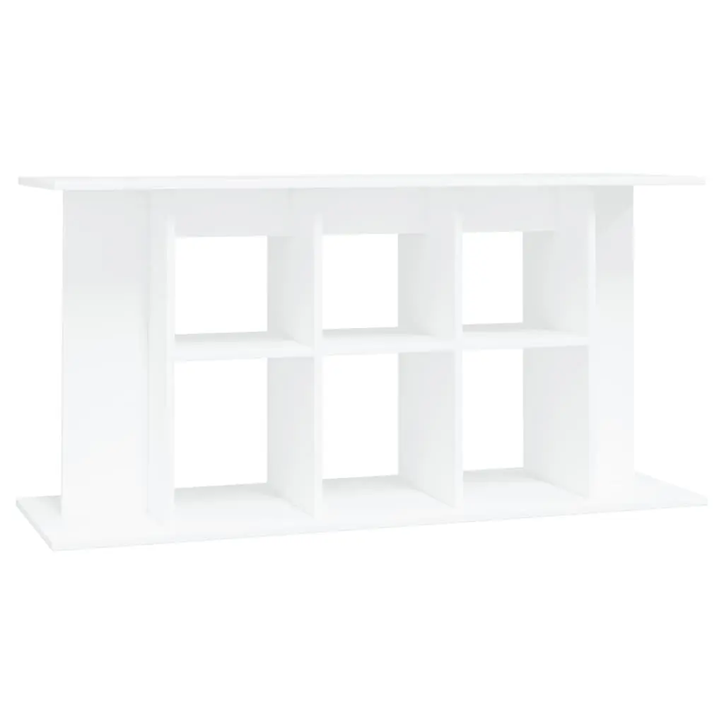 Aquarium Stand White Engineered Wood 120x40x60 cm