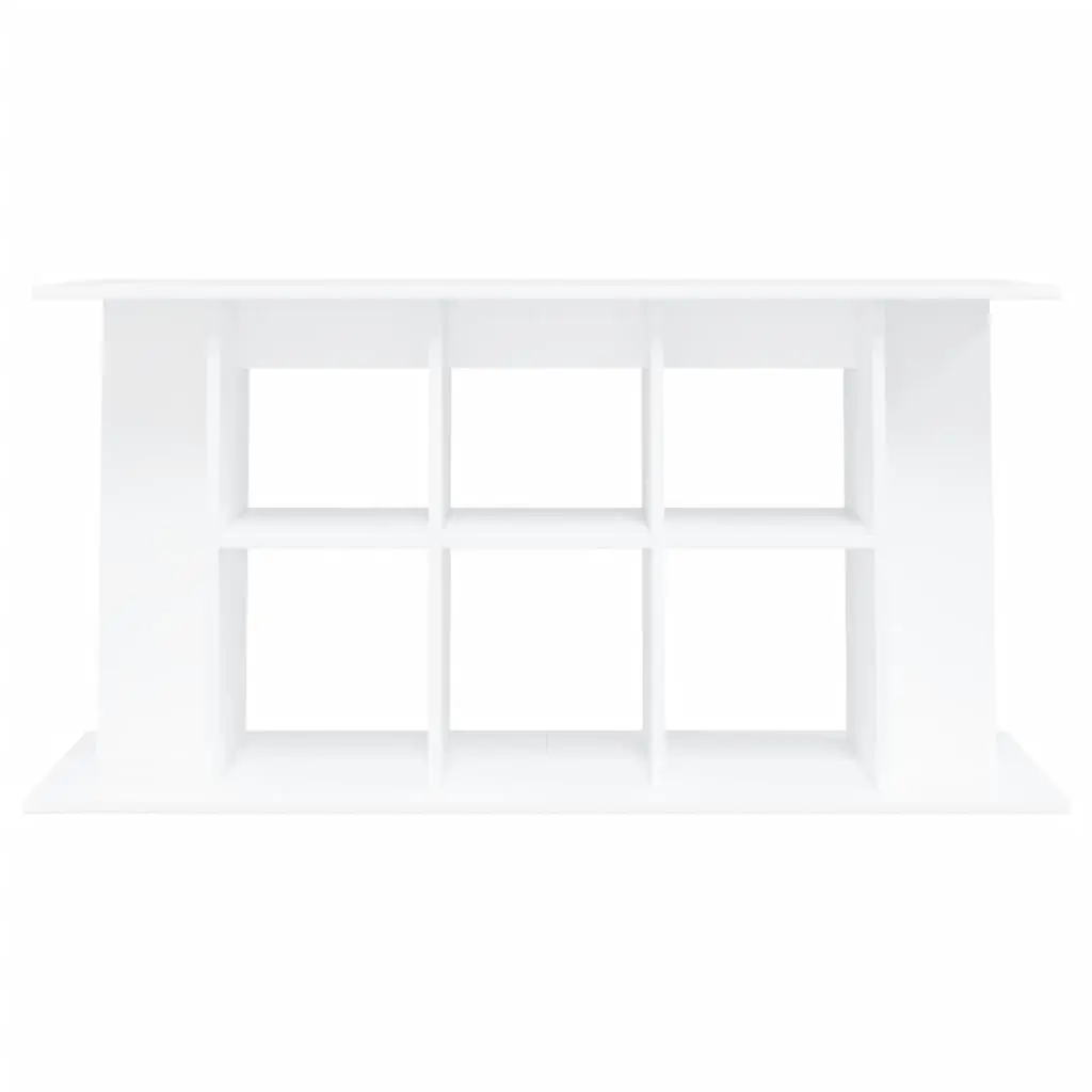 Aquarium Stand White Engineered Wood 120x40x60 cm