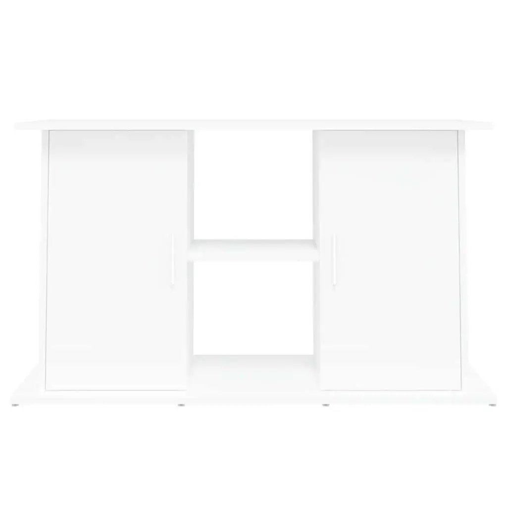 Fish Tank Cabinet White Engineered Wood Storage Unit 101x41x58cm