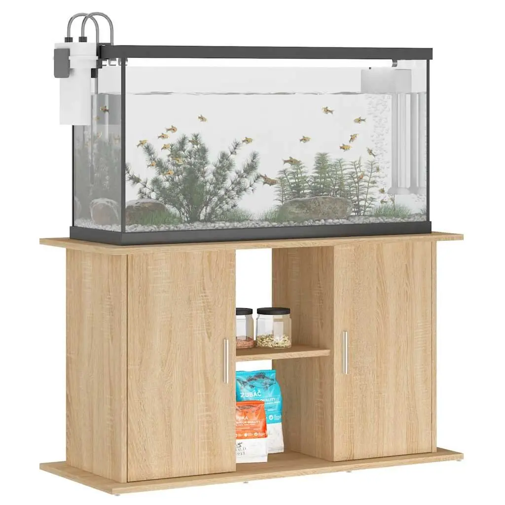 Aquarium Stand Engineered Wood Brown 101 x 41 x 58 cm