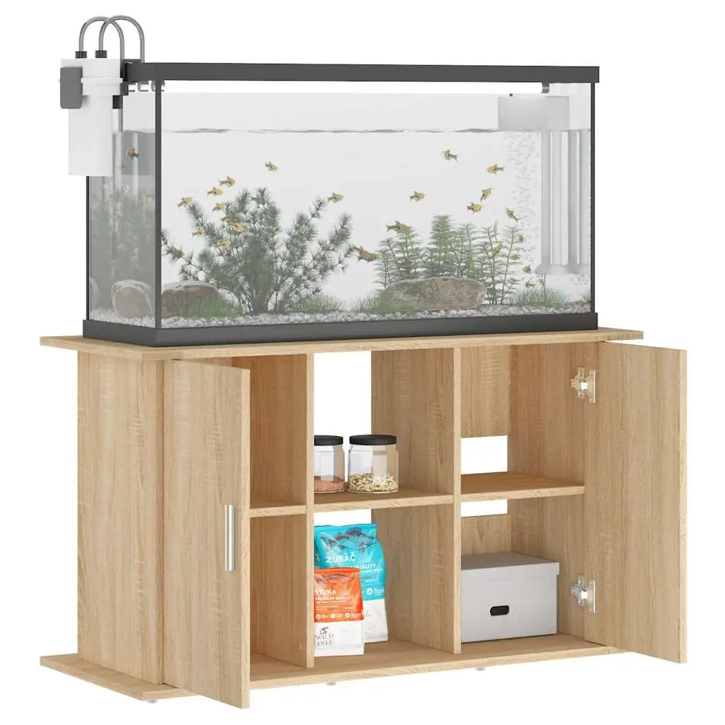 Aquarium Stand Engineered Wood Brown 101 x 41 x 58 cm