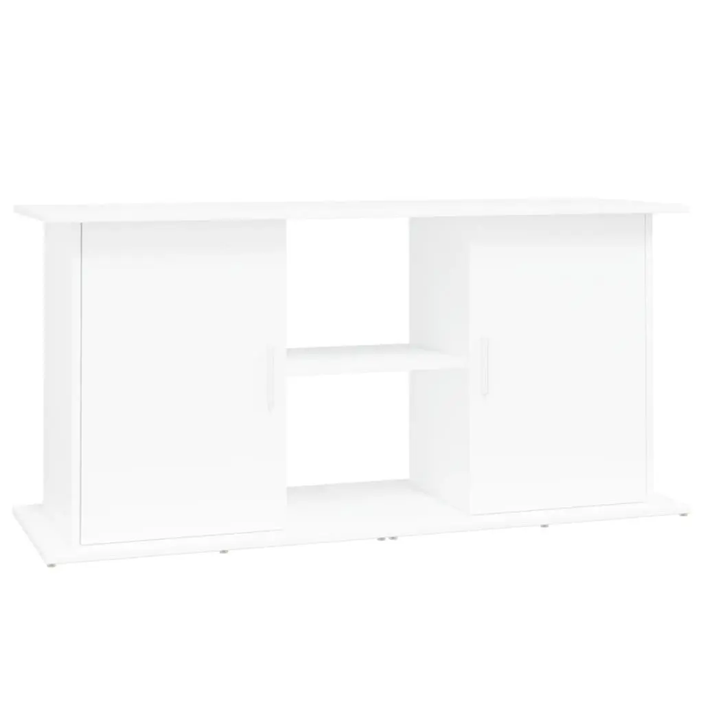 White Aquarium Stand with Storage 121x41x58cm
