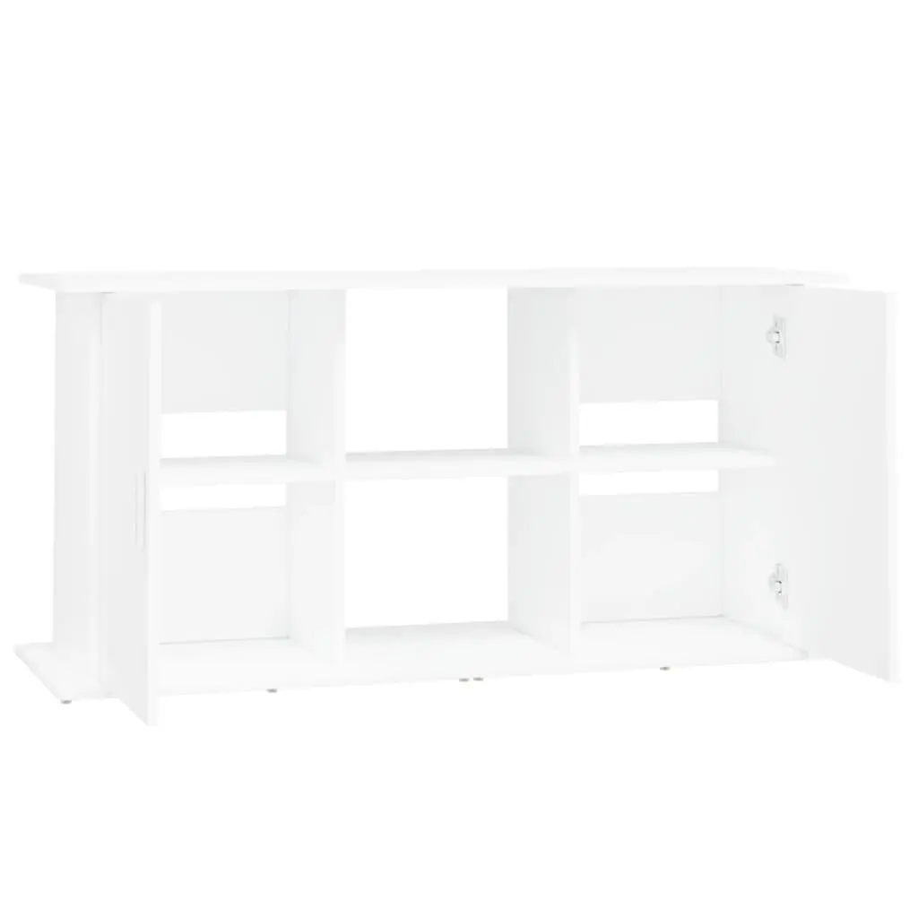 White Aquarium Stand with Storage 121x41x58cm