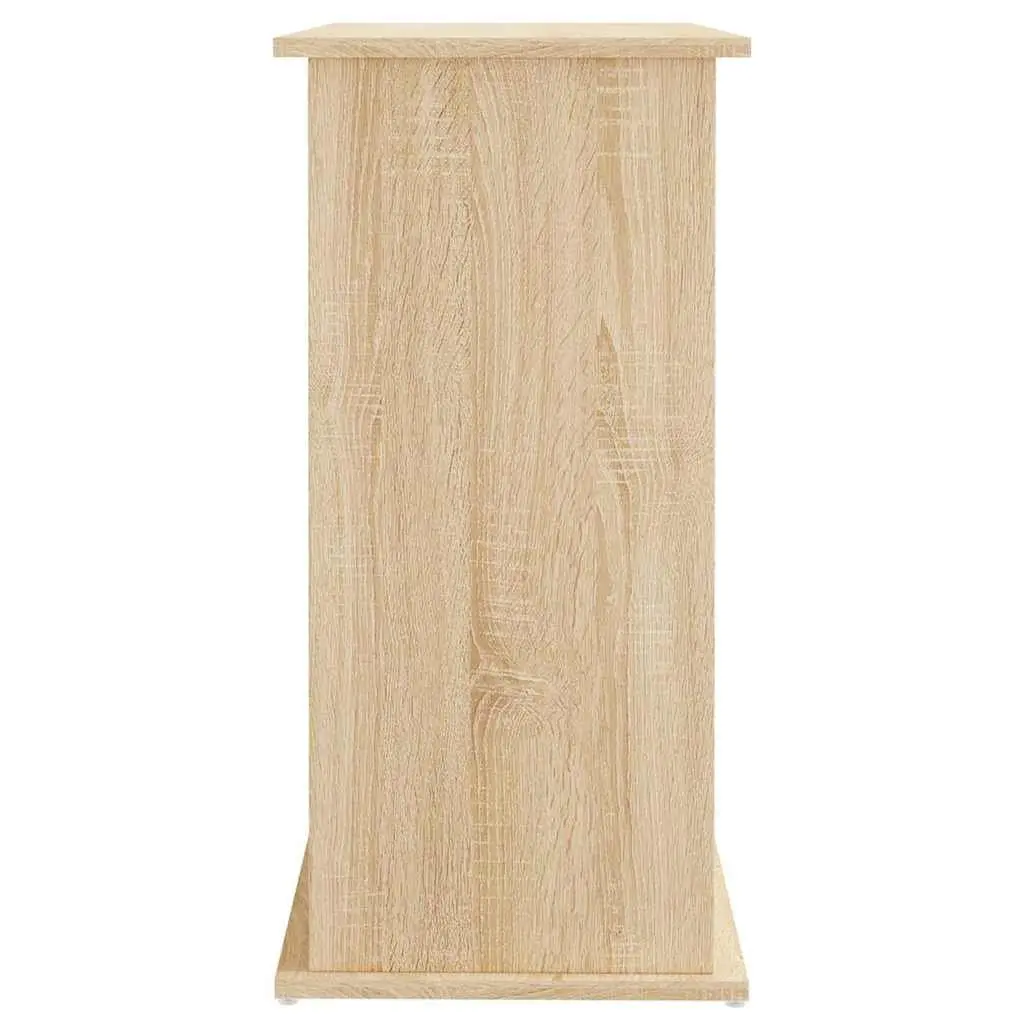 Fish Tank Cabinet Storage Engineered Wood Brown 81x36x73cm