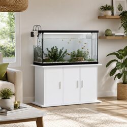 Your Perfect White Aquarium Stand - 101x41x58 cm