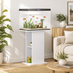 Your Friendly White Aquarium Stand for Easy Living