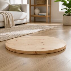 Create Your Ideal Space with a Round Pine Table Top