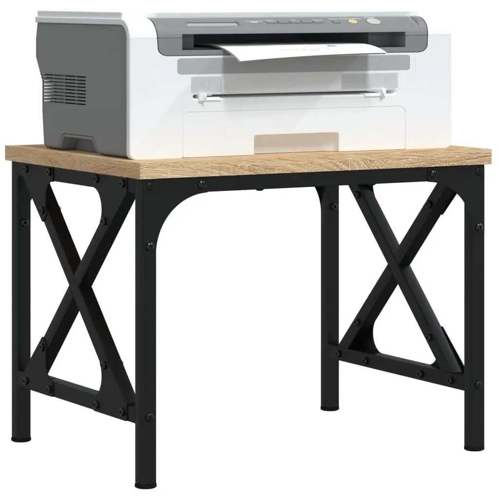 Printer Stand Engineered Wood Single Shelf Storage 40 x 30 x 31 cm