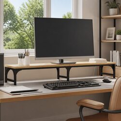 Sonoma Oak Monitor Stand