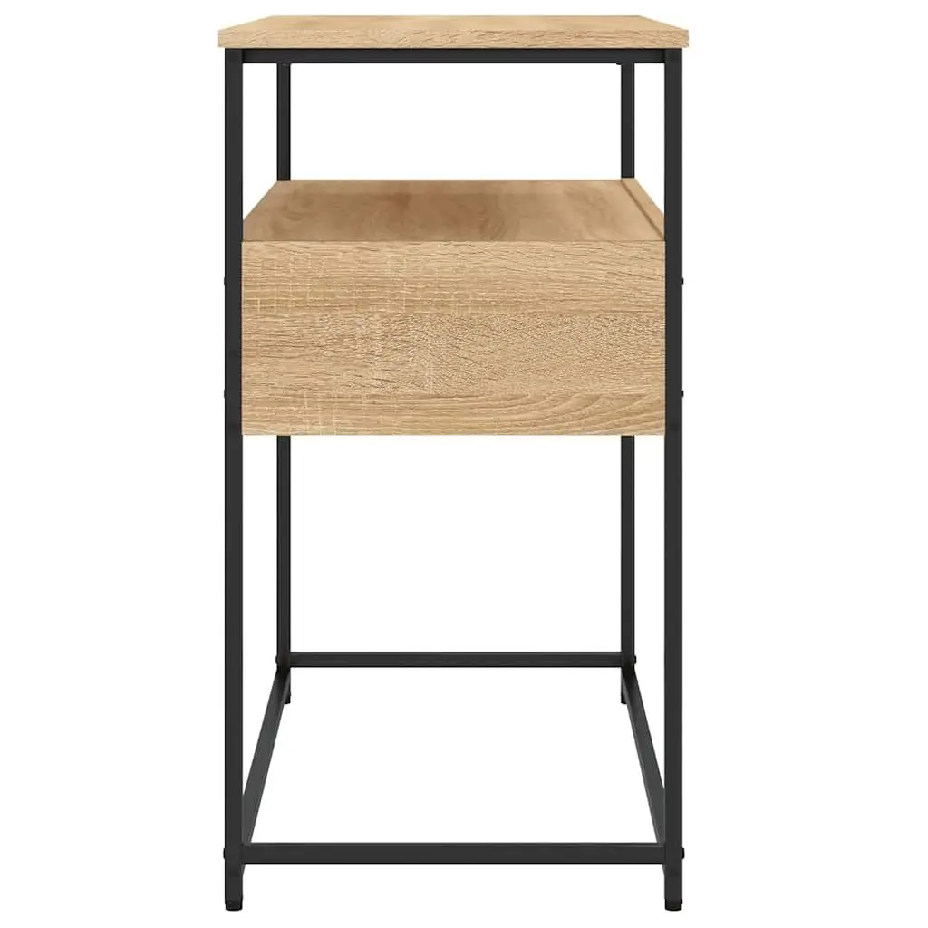 Console Table Sonoma Oak Entryway Hallway Living Room Accent Furniture Storage