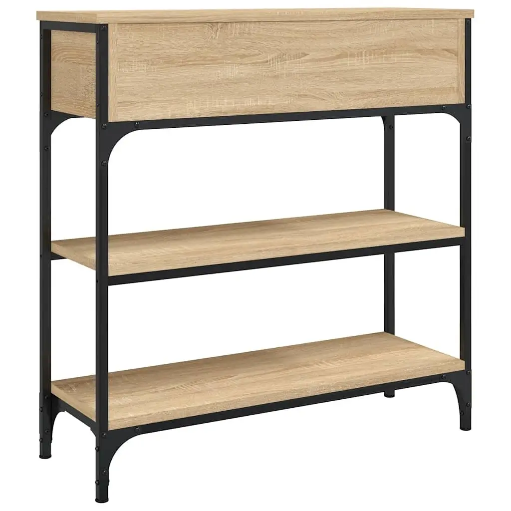 Console Table Engineered Wood Brown 72.5cm W x 25cm D x 75cm H