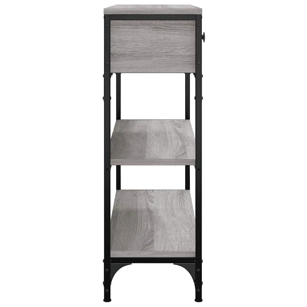 Console Table Grey Sonoma 72.5x25x75 cm End Table Hall Entryway Storage