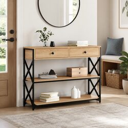 Your New Favorite Console Table - Sonoma Oak Style