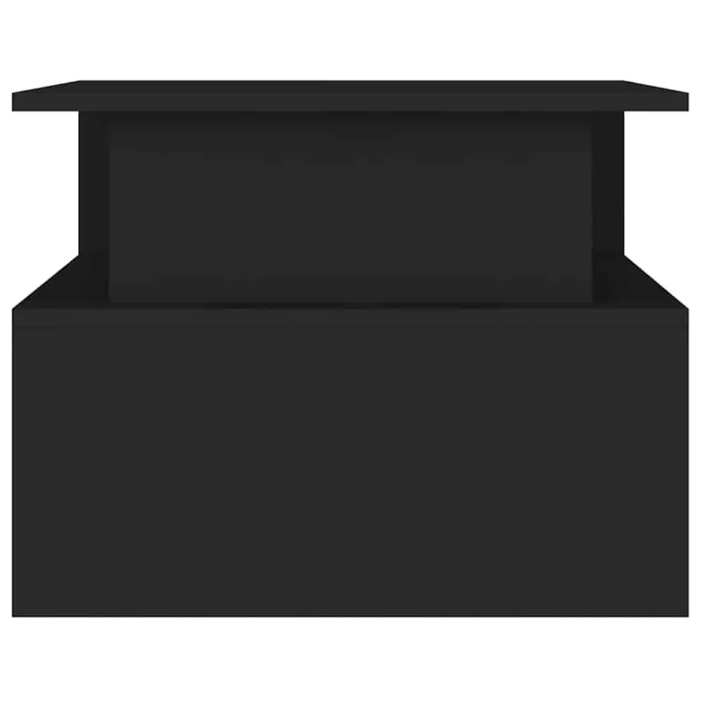 Coffee Table Black Storage 90L x 55W x 42.5H cm
