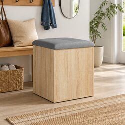 Your Perfect Storage Solution: Sonoma Oak Bench 42x42x45 cm