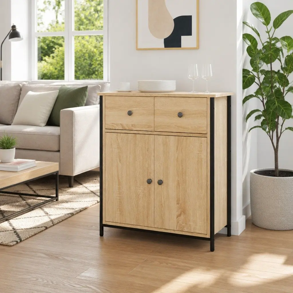 Brown Sideboard Cabinet