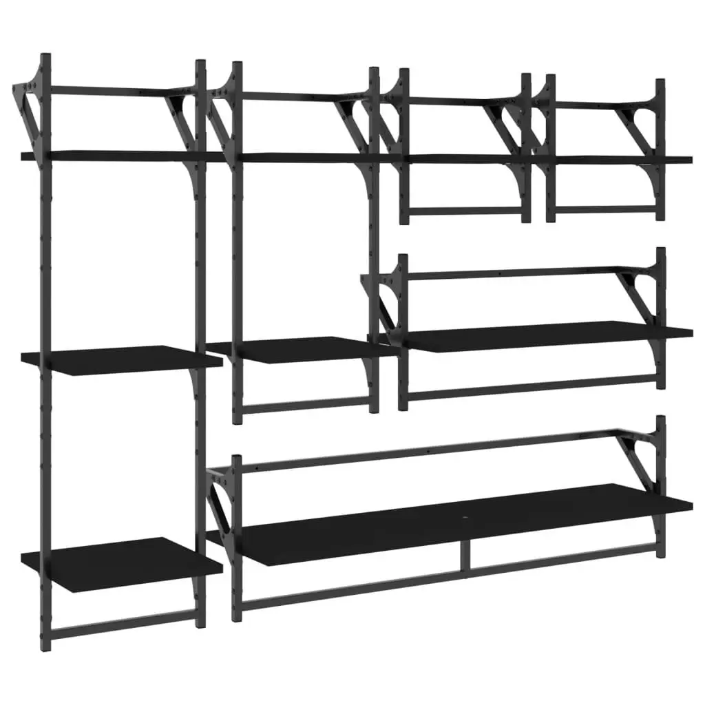 6-Piece Wall Shelf Set